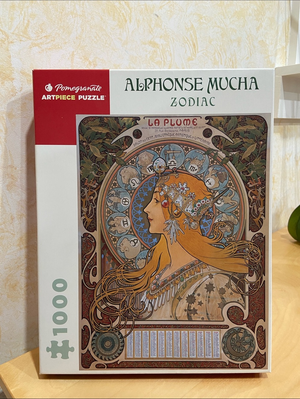 Pomegranate Alphonse Mucha Zodiac - 1000 Piece Puzzle